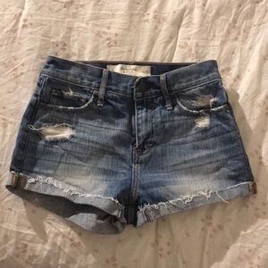 Abercrombie & Fitch Distressed Shorts
